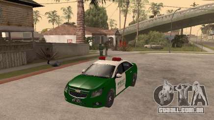 Chevrolet Cruze Carabineros Police para GTA San Andreas
