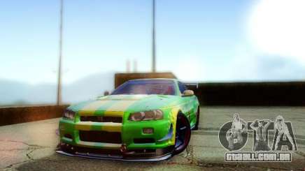 Nissan Skyline GT-R R34 para GTA San Andreas