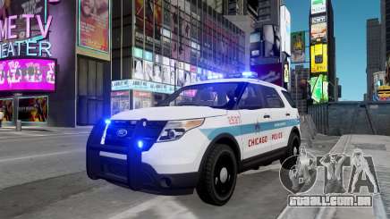 Ford Explorer Chicago Police 2013 para GTA 4