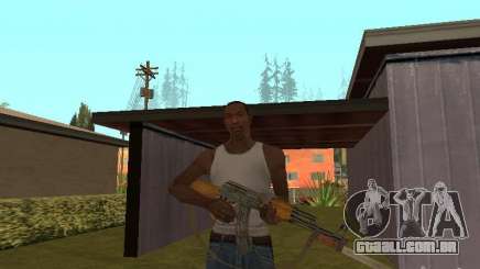 AK 47 com um HD de baioneta-faca para GTA San Andreas