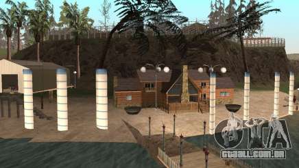 Villa na lagoa de pesca para GTA San Andreas