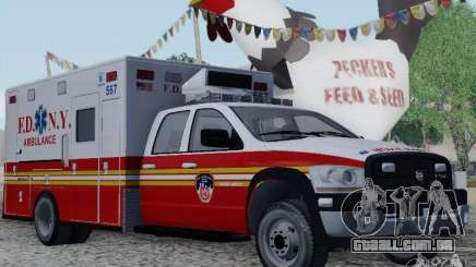 Dodge Ram Ambulance para GTA San Andreas