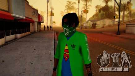 Skins pack gang Grove para GTA San Andreas