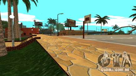 Nova quadra de basquete de texturas para GTA San Andreas