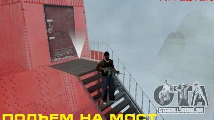 Subindo a ponte Golden Gate para GTA San Andreas