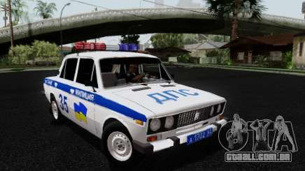 Polícia de 2106 VAZ para GTA San Andreas