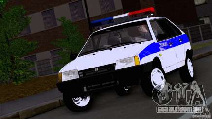 Polícia Vaz 2109 para GTA San Andreas