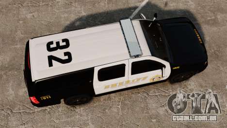 Chevrolet Suburban GTA V Blaine County Sheriff para GTA 4