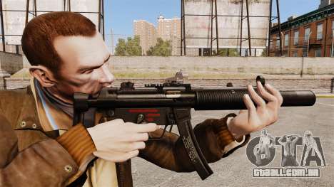 MP5SD metralhadora v1 para GTA 4