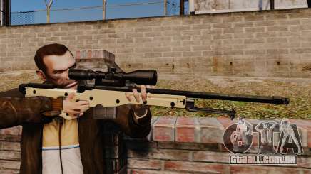 Rifle de sniper L115A1 AW para GTA 4