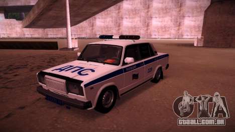 Polícia Vaz 2107 DPS para GTA San Andreas