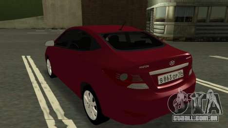 Hyundai Solaris para GTA San Andreas