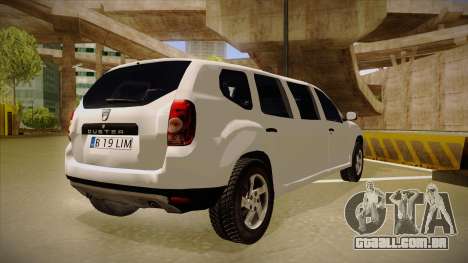 Dacia Duster Limuzina para GTA San Andreas