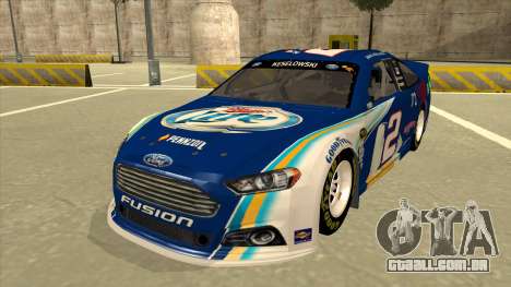 Ford Fusion NASCAR No. 2 Miller Lite para GTA San Andreas