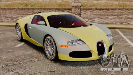 Bugatti Veyron Gold Centenaire 2009 para GTA 4