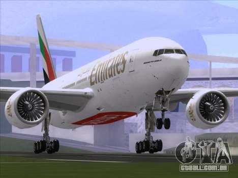Boeing 777-21HLR Emirates para GTA San Andreas