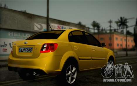 Kia Rio II 2009 para GTA San Andreas