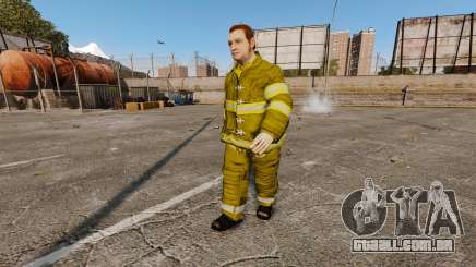 Uniformes amarelos para bombeiros para GTA 4