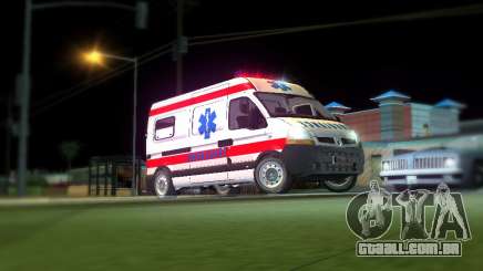 Renault Master ambulância sérvio para GTA San Andreas