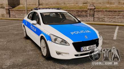 Peugeot 508 Polish Police [ELS] para GTA 4