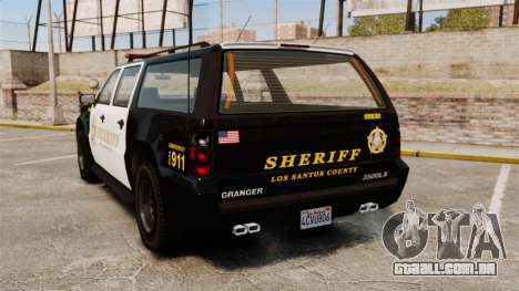 GTA V Declasse Granger Sheriff para GTA 4