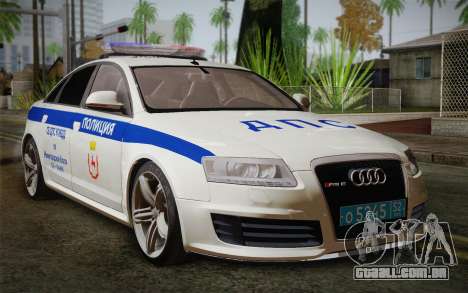 Audi RS6 Police para GTA San Andreas