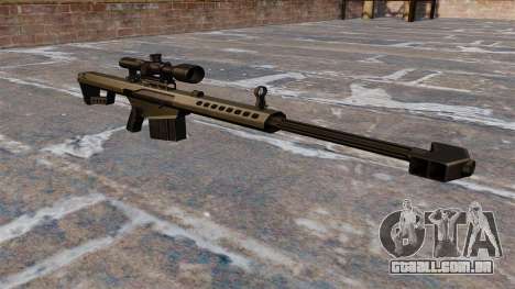 Rifle de sniper Barrett M82A1 luz cinqüenta para GTA 4