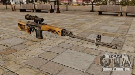 Rifle de sniper Dragunov para GTA 4