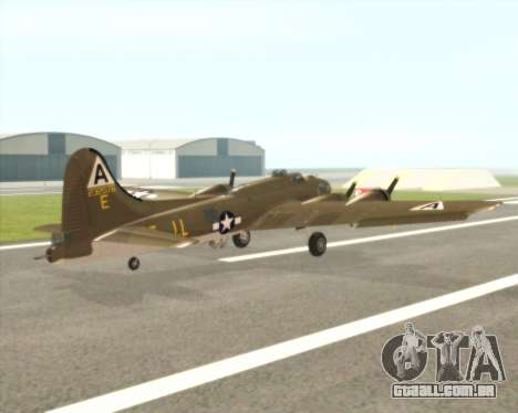 B-17G para GTA San Andreas