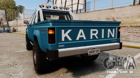 Karin Rebel 4x4 v2.0 para GTA 4