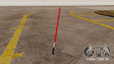 Espada laser vermelho Star Wars para GTA 4