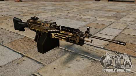 A M249 luz metralhadora Camo para GTA 4