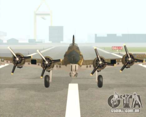 B-17G para GTA San Andreas