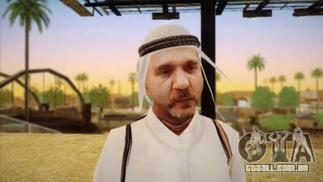 Sheikh árabe para GTA San Andreas