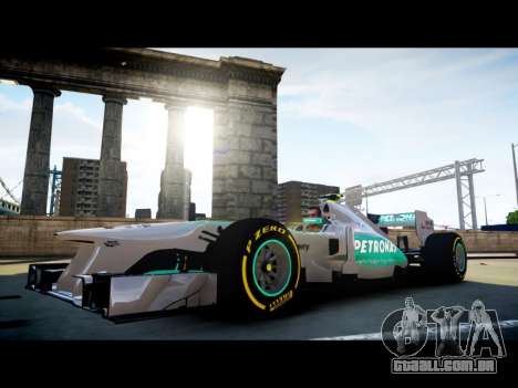 Mercedes F1 W04 para GTA 4