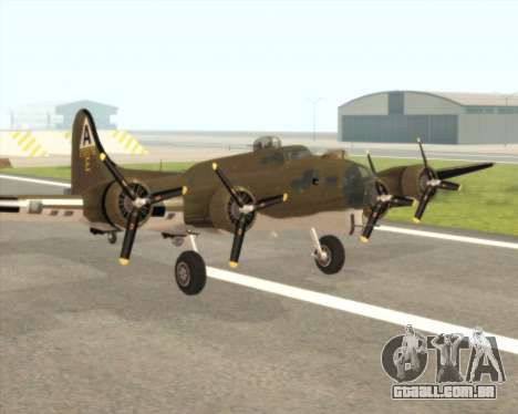 B-17G para GTA San Andreas