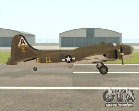 B-17G para GTA San Andreas