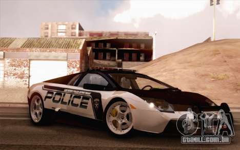 Lamborghini Murciélago polícia 2005 para GTA San Andreas