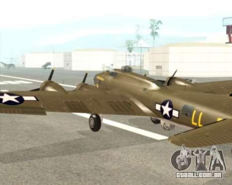 B-17G para GTA San Andreas