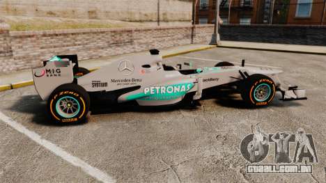 Mercedes AMG F1 W04 v3 para GTA 4