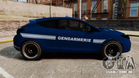 Renault Megane RS Gendarmerie Nationale [ELS] para GTA 4