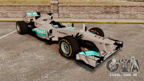 Mercedes AMG F1 W04 v3 para GTA 4