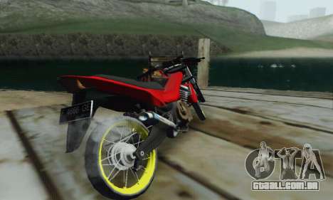 Suzuki Satria FU 150cc 2011 Semi Drag para GTA San Andreas