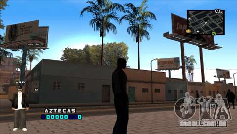 C-HUD Aztecaz para GTA San Andreas