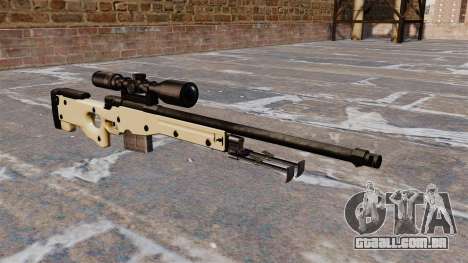 Rifle de sniper L115A1 AW para GTA 4