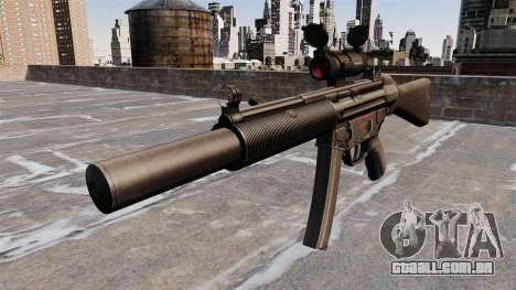 Pistola-metralhadora HK MP5SD2 para GTA 4
