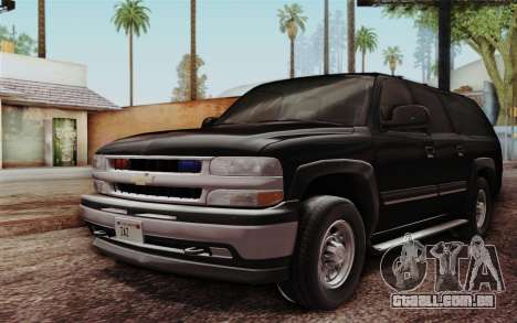 Chevrolet Suburban FBI para GTA San Andreas