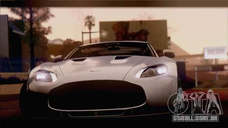 Aston Martin V12 Zagato 2012 [IVF] para GTA San Andreas