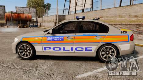 BMW 330 Metropolitan Police [ELS] para GTA 4