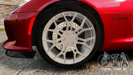 Dodge Viper SRT TA 2014 Rebuild para GTA 4